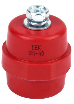 Изолятор SM40 (М8) силовой с болтом IEK