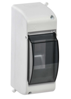KREPTA 3 Корпус пластиковый КМПн 2/2 IP30 белый IEK