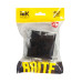 BRITE Розетка 1-местная с заземлением с защитными шторками и крышкой 16А IP20 РСбш10-3-БрЧ черный IEK