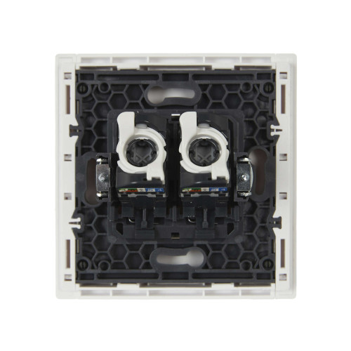 FORTE&PIANO Розетка компьютерная двойная RJ45 кат.5E FP233 белый IEK