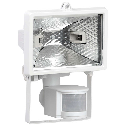 Прожектор галогенный ИО150Д (детектор) IP54 белый IEK