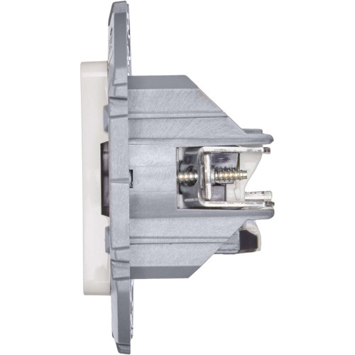 INSPIRIA Розетка компьютерная двойная RJ45 категория 5Е UTP белый