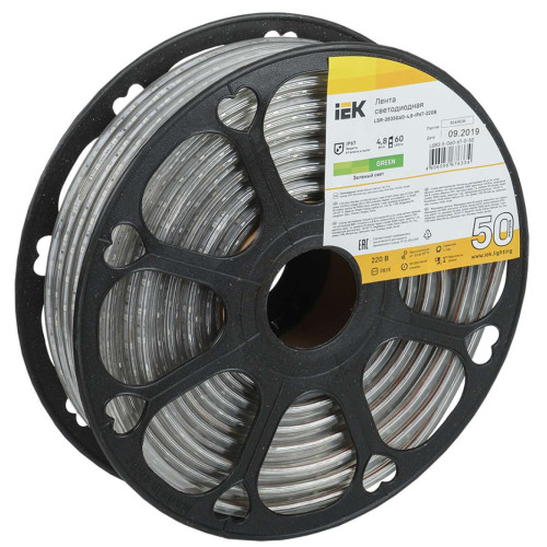 Лента светодиодная 50м LSR-2835G60-4,8-IP67-220В IEK