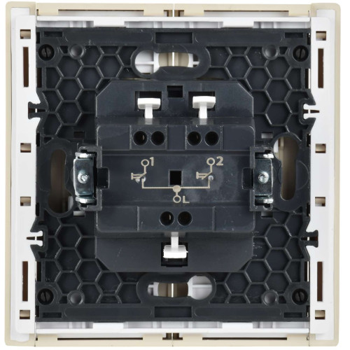 FORTE&PIANO Выключатель жалюзи 10А FP411 ваниль IEK