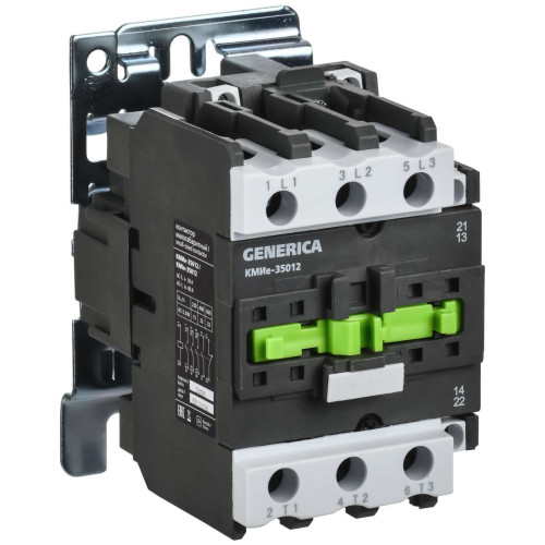 Контактор КМИе-35012 50А 230В/АС3 1NO;1NC GENERICA