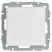 BRITE Розетка 1-местная с заземлением с защитными шторками и крышкой 16А IP20 РСбш10-3-БрАБ арктический белый IEK