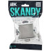 SKANDY Выключатель 1-клавишный проходной 10А SK-V02N металл никель IEK
