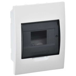 Корпус пластиковый ЩРВ-П-6 черная прозрачная дверь IP41 GENERICA