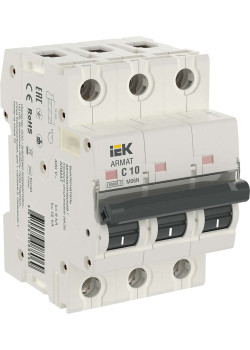 ARMAT Автоматический выключатель M06N 3P C 10А IEK