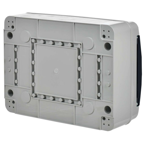 TEKFOR Корпус пластиковый КМПн-12 IP65 черная прозрачная дверь IEK