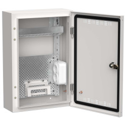 TITAN 5 Корпус мультимедиа ЩРн-24 (1х24) 460х310х140мм IP30 белый IEK