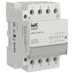 ARMAT Контактор модульный KMR 63А 230В AC 2НО 2НЗ IEK