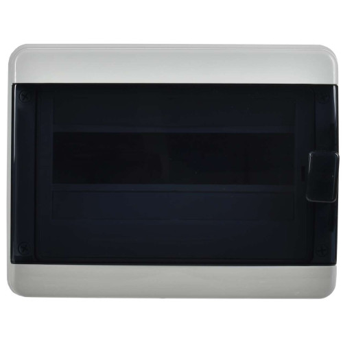 TEKFOR Корпус пластиковый КМПн-12 IP65 черная прозрачная дверь IEK