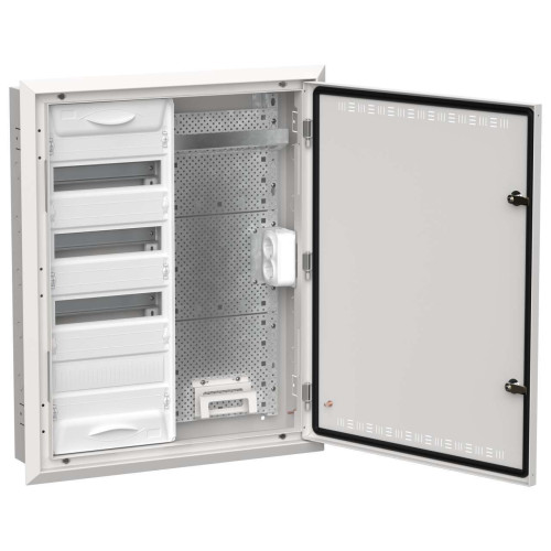 TITAN 5 Корпус комбинированный ЩРв-48 (2х48) 755х625х130мм IP30 белый IEK
