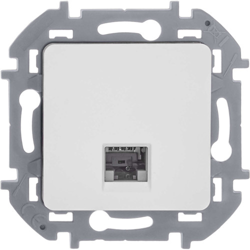 INSPIRIA Розетка компьютерная RJ45 категория 6 UTP белый