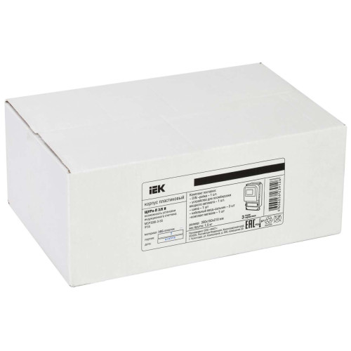 Корпус пластиковый ЩУРн-П 3/8 IP55 IEK