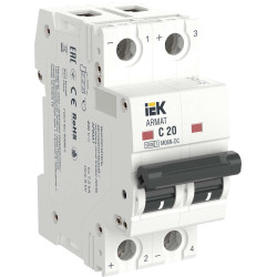ARMAT Автоматический выключатель M06N-DC 2P C 20А IEK