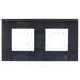 SKANDY Рамка 2-местная SK-F02T титан IEK