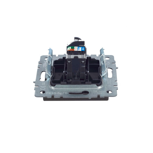 BRITE Розетка компьютерная RJ45 кат.5E РК10-БрТБ темная бронза IEK