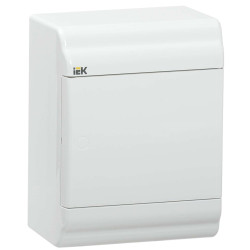 PRIME Корпус пластиковый ЩРН-П-4 модуля навесной белый/белая дверь IP41 IEK