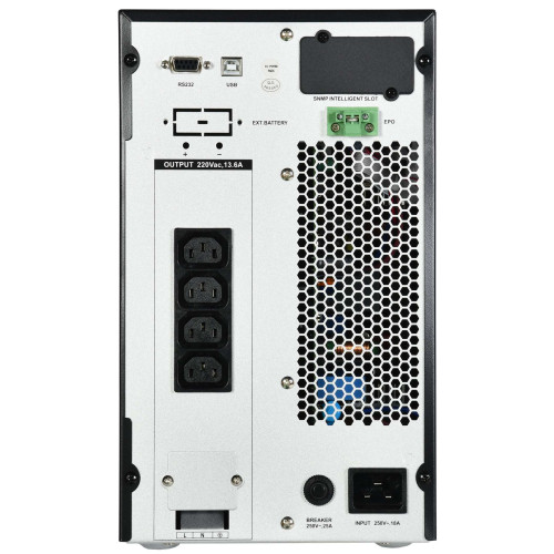 ITK ELECTRA OT ИБП однофазный онлайн 3кВА/3кВт LCD дисплей 72VDC 4хС13 с АКБ 6х7AH USB EPO RS232 SNMP слот Tower