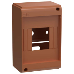 UNION Mini Корпус пластиковый КМПн-4 IP20 без двери дуб IEK