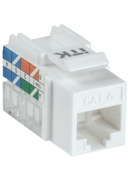 ITK Модуль Keystone Jack кат.6 UTP 110 IDC 90град