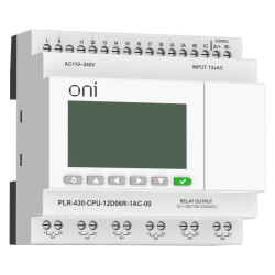 ПЛК 430 Модуль ЦПУ 12 DI 6 RO 220В AC с экраном ONI