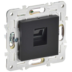 SKANDY Розетка компьютерная RJ45 кат.5E SK-K01Bl черный IEK