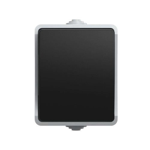 FORS Выключатель 1-клавишный проходной для открытой установки 10А IP54 ВС20-1-0-ФСр серый IEK