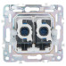 SKANDY Розетка компьютерная двойная RJ45 кат.5E SK-K03Sa песочный IEK SKANDY Розетка компьютерная двойная RJ45 кат.5E SK-K03Sa песочный IEK