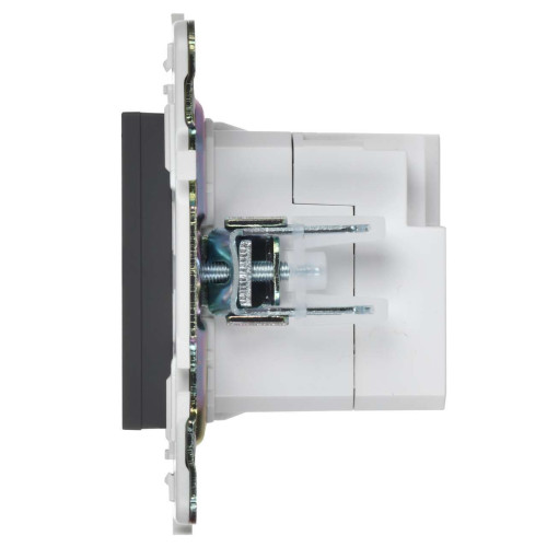 SKANDY Розетка USB A+C 18Вт SK-R13G графит IEK