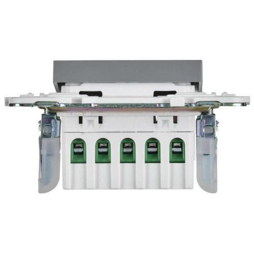 SKANDY Кнопка звонка с индикацией для отелей 10А SK-V17Gr серый IEK