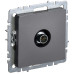BRITE Розетка TV оконечная РТВ11-0-БрС сталь IEK BRITE Розетка TV оконечная РТВ11-0-БрС сталь IEK