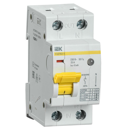 Устройство защиты от дугового пробоя УЗДП63-1 25А IEK