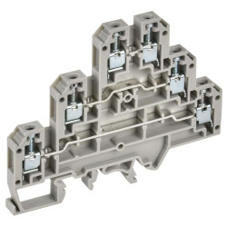 ARMAFIX Клемма винтовая CTS-ML 3 ур. 2,5мм2 серая IEK