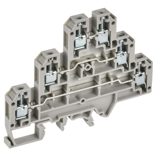 ARMAFIX Клемма винтовая CTS-ML 3 ур. 2,5мм2 серая IEK
