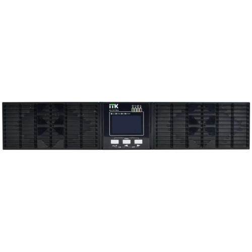 ITK ELECTRA OR ИБП однофазный онлайн 1кВА/1кВт 2U LCD дисплей 36VDC 6хС13 без АКБ с регулируемым зарядным устройством USB EPO RS232 SNMP слот Rack/Tower