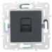 SKANDY Розетка компьютерная RJ45 кат.5E SK-K01G графит IEK SKANDY Розетка компьютерная RJ45 кат.5E SK-K01G графит IEK