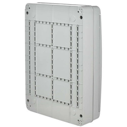 TEKFOR Корпус пластиковый КМПн-54 IP65 серая непрозрачная дверь IEK