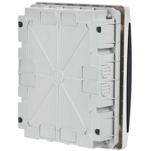 UNION Compact Корпус пластиковый ЩРВ-П-18 IP41 черная прозрачная дверь IEK