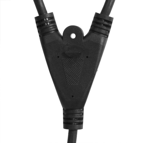 Прожектор светодиодный СДО 06-2x50Ш штатив 6500К IP65 черный IEK