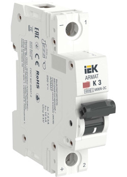 ARMAT Автоматический выключатель M06N-DC 1P K 3А IEK