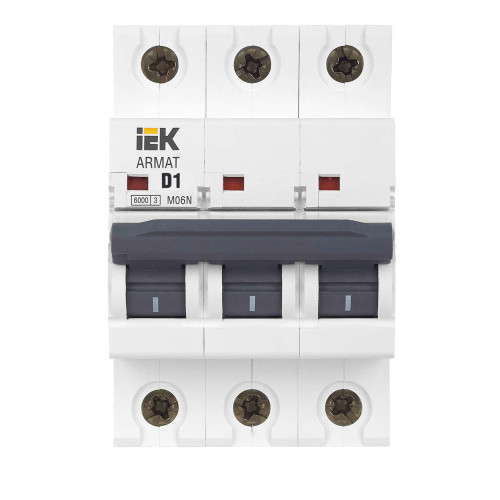 ARMAT Автоматический выключатель M06N 3P D 1А IEK