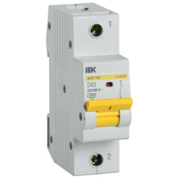 KARAT Автоматический выключатель ВА47-150 1P D 63А 15кА IEK