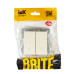 BRITE Выключатель жалюзи 10А ВС10-1-5-БрКр бежевый IEK BRITE Выключатель жалюзи 10А ВС10-1-5-БрКр бежевый IEK
