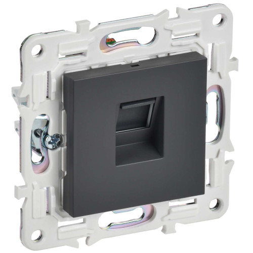 SKANDY Розетка компьютерная RJ45 кат.5E SK-K01T титан IEK