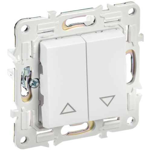 SKANDY Выключатель жалюзи 10А SK-V12W арктический белый IEK