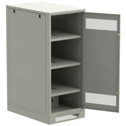 ITK LINEA B Шкаф (пустой) 1450х600х950мм металлическая дверь серый