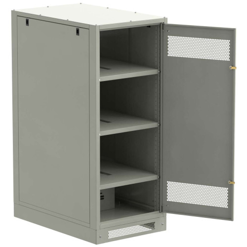 ITK LINEA B Шкаф (пустой) 1450х600х950мм металлическая дверь серый